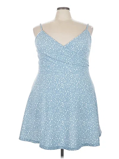 Pre-owned Forever 21 Plus Casual Dress In Blue
