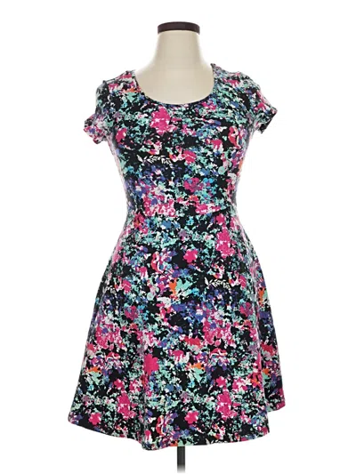 Pre-owned Forever 21 Plus Casual Dress In Blue