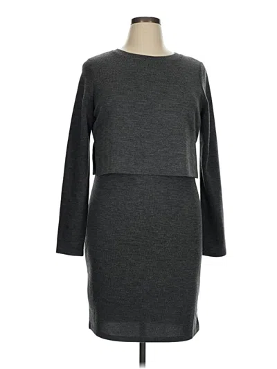 Pre-owned Forever 21 Plus Casual Dress In Gray