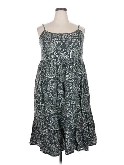 Pre-owned Forever 21 Plus Casual Dress In Gray