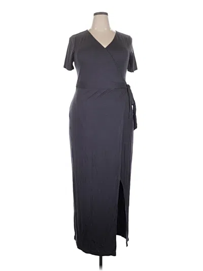 Pre-owned Forever 21 Plus Casual Dress In Gray