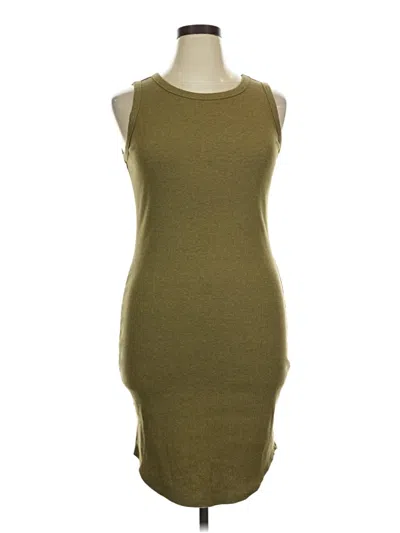 Pre-owned Forever 21 Plus Casual Dress In Green