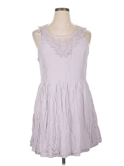 Pre-owned Forever 21 Plus Casual Dress In Purple