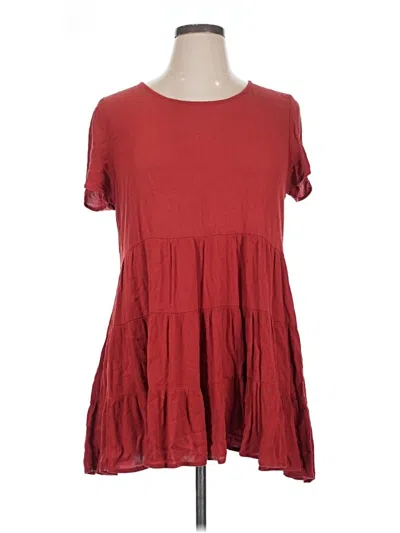Pre-owned Forever 21 Plus Casual Dress In Red