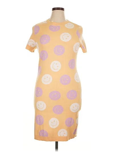Pre-owned Forever 21 Plus Casual Dress In Yellow