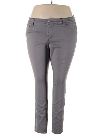 Pre-owned Forever 21 Plus Casual Pants In Gray