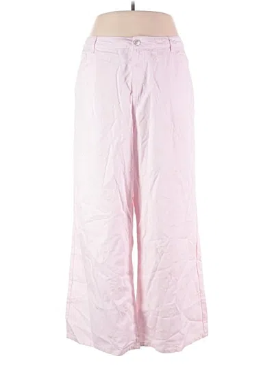 Pre-owned Forever 21 Plus Casual Pants In Pink