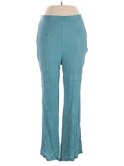 Pre-owned Forever 21 Plus Casual Pants In Teal