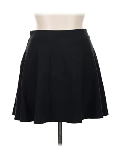 Pre-owned Forever 21 Plus Casual Skirt In Black