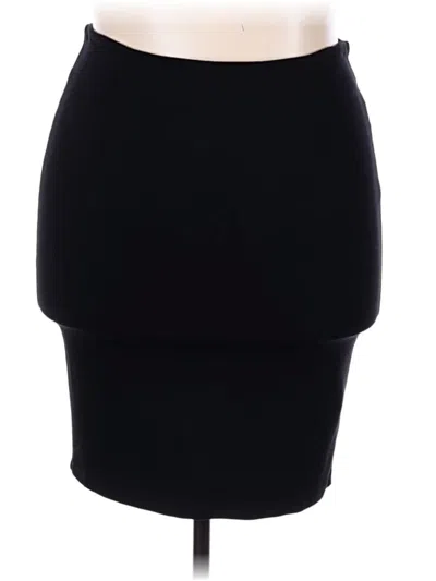 Pre-owned Forever 21 Plus Casual Skirt In Black