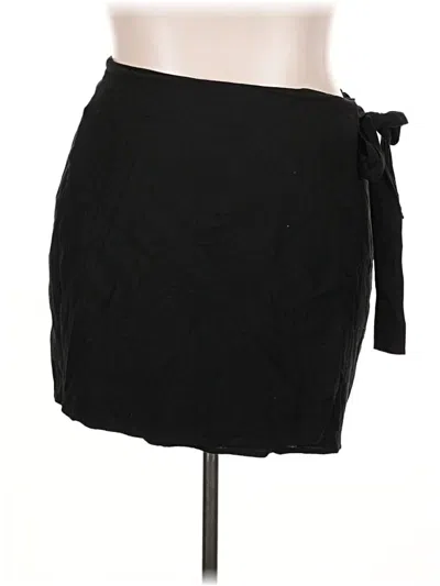 Pre-owned Forever 21 Plus Casual Skirt In Black