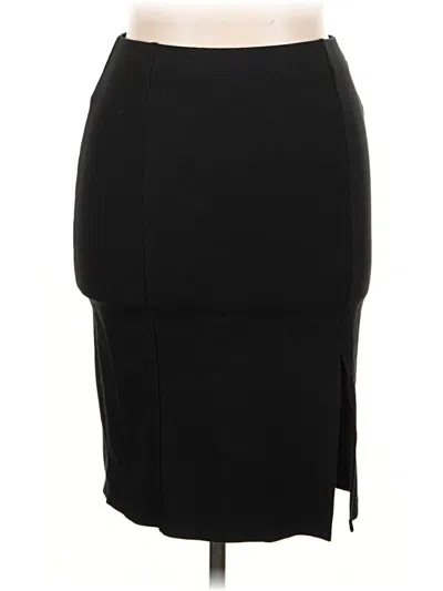 Pre-owned Forever 21 Plus Casual Skirt In Black