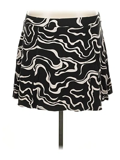 Pre-owned Forever 21 Plus Casual Skirt In Black
