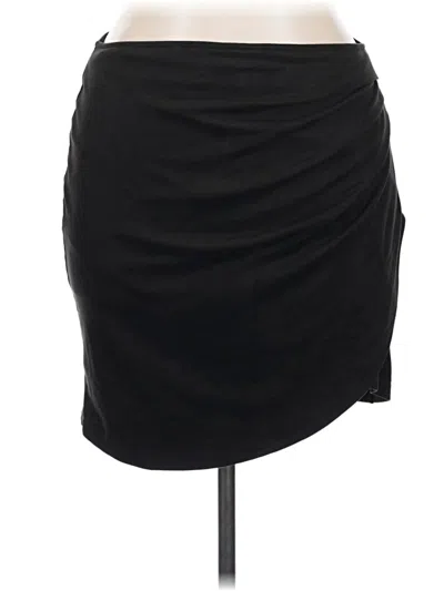 Pre-owned Forever 21 Plus Casual Skirt In Black