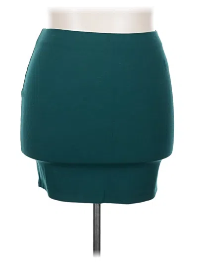 Pre-owned Forever 21 Plus Casual Skirt In Blue