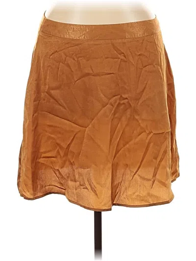 Pre-owned Forever 21 Plus Casual Skirt In Brown