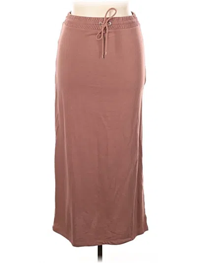 Forever 21 Plus Casual Skirt In Brown