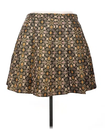 Pre-owned Forever 21 Plus Casual Skirt In Gold