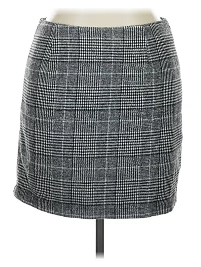 Pre-owned Forever 21 Plus Casual Skirt In Gray