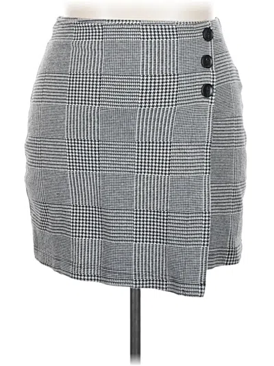 Pre-owned Forever 21 Plus Casual Skirt In Gray