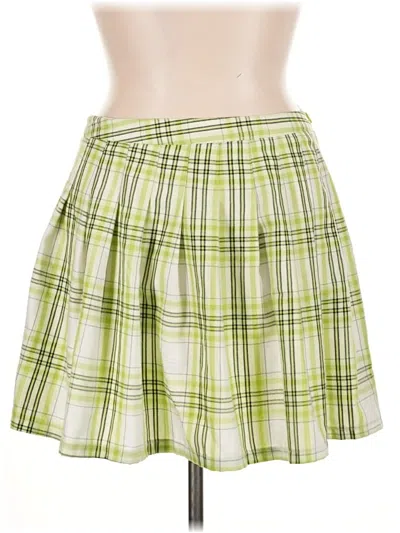 Pre-owned Forever 21 Plus Casual Skirt In Green