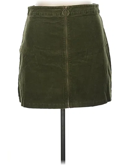 Pre-owned Forever 21 Plus Casual Skirt In Green