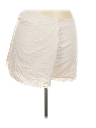 Pre-owned Forever 21 Plus Casual Skirt In Ivory
