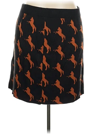 Pre-owned Forever 21 Plus Casual Skirt In Orange