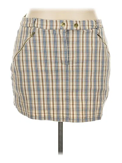 Pre-owned Forever 21 Plus Casual Skirt In Tan
