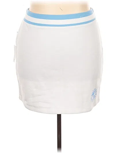 Forever 21 Plus Casual Skirt In White