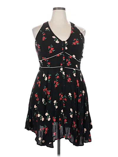 Pre-owned Forever 21 Plus Cocktail Dress In Black