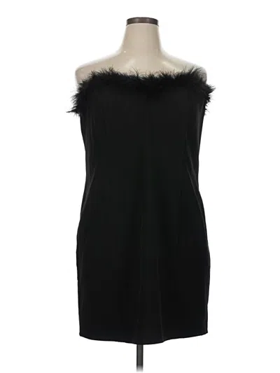 Pre-owned Forever 21 Plus Cocktail Dress In Black