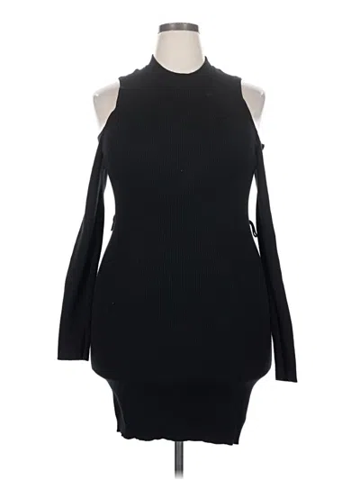 Pre-owned Forever 21 Plus Cocktail Dress In Black
