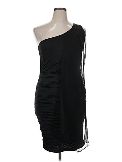 Pre-owned Forever 21 Plus Cocktail Dress In Black