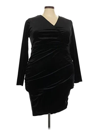Pre-owned Forever 21 Plus Cocktail Dress In Black