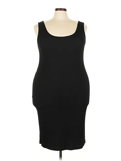 Pre-owned Forever 21 Plus Cocktail Dress In Black