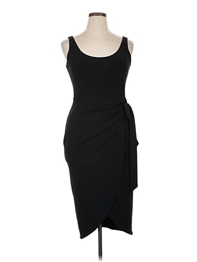 Pre-owned Forever 21 Plus Cocktail Dress In Black