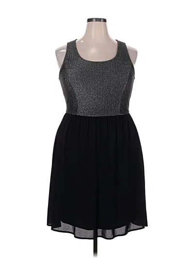 Pre-owned Forever 21 Plus Cocktail Dress In Black