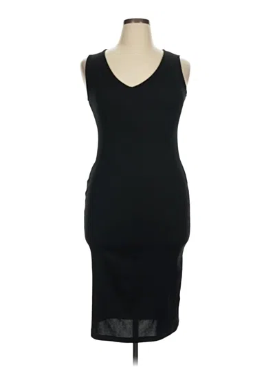 Pre-owned Forever 21 Plus Cocktail Dress In Black