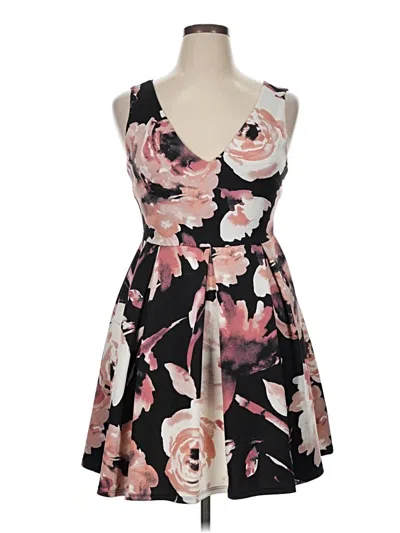 Pre-owned Forever 21 Plus Cocktail Dress In Black