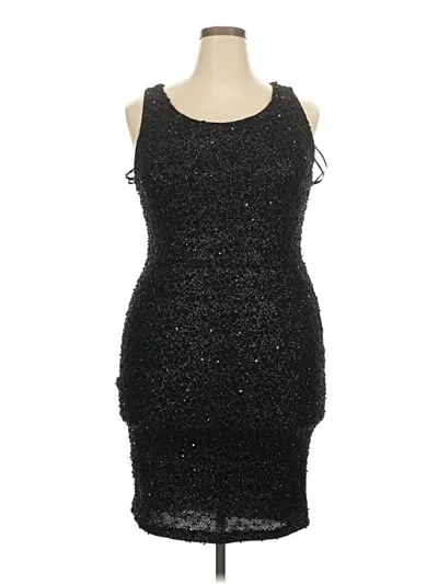 Pre-owned Forever 21 Plus Cocktail Dress In Black