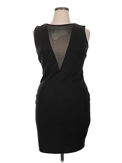 Pre-owned Forever 21 Plus Cocktail Dress In Black