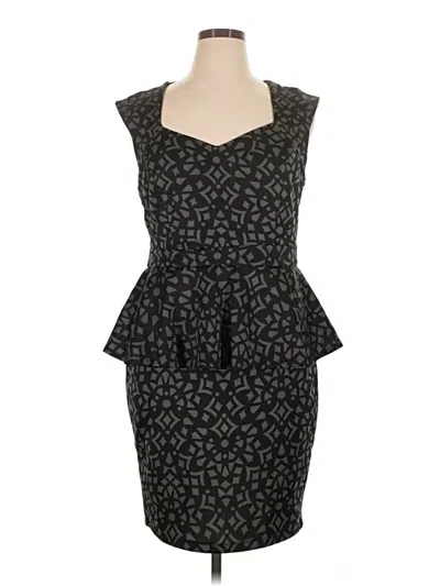Pre-owned Forever 21 Plus Cocktail Dress In Black