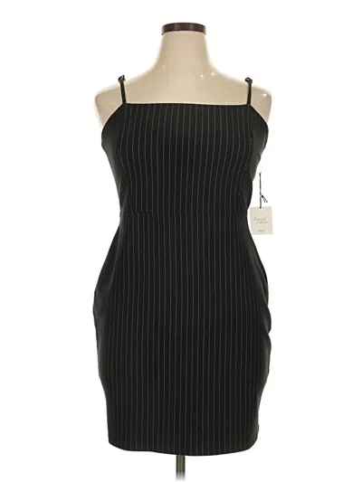 Pre-owned Forever 21 Plus Cocktail Dress In Black