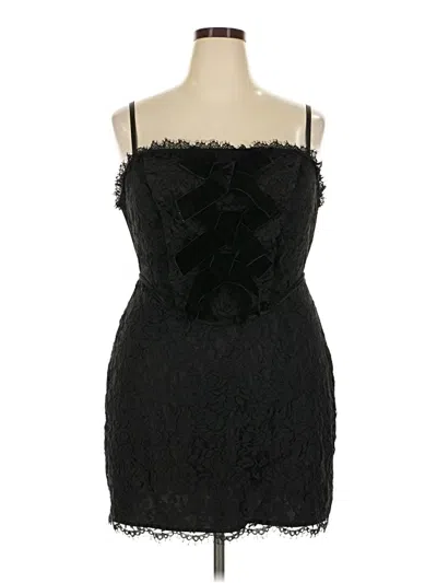 Pre-owned Forever 21 Plus Cocktail Dress In Black