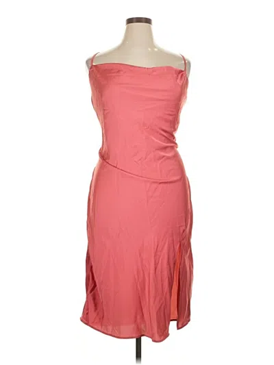 Pre-owned Forever 21 Plus Cocktail Dress In Pink