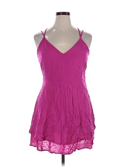 Pre-owned Forever 21 Plus Cocktail Dress In Pink