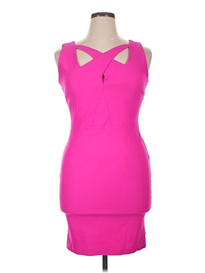 Pre-owned Forever 21 Plus Cocktail Dress In Pink