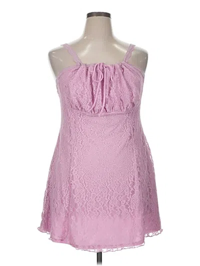 Pre-owned Forever 21 Plus Cocktail Dress In Pink