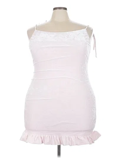 Pre-owned Forever 21 Plus Cocktail Dress In White